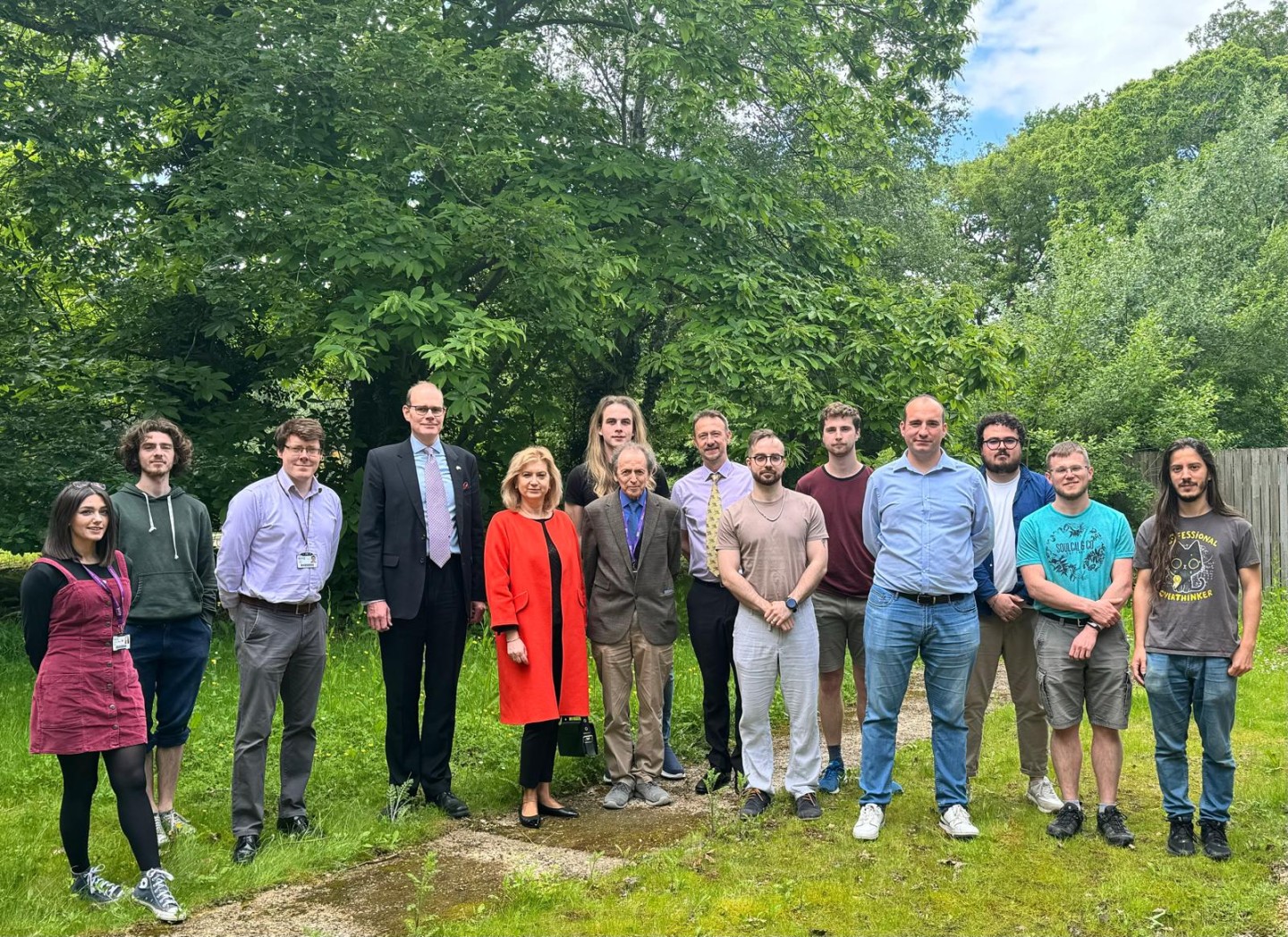 Romanian ambassador pictured with AOG members.