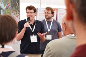 Mike Hughes talking at Fruit Focus