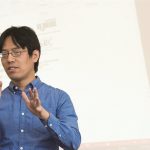 Professor Shujun Li giving a talk on Cyber Security