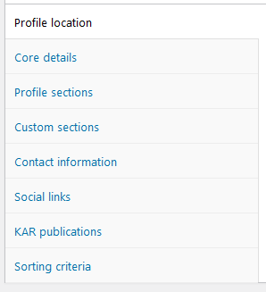 Profile Tab Example People profiles - Documentation - Research at Kent