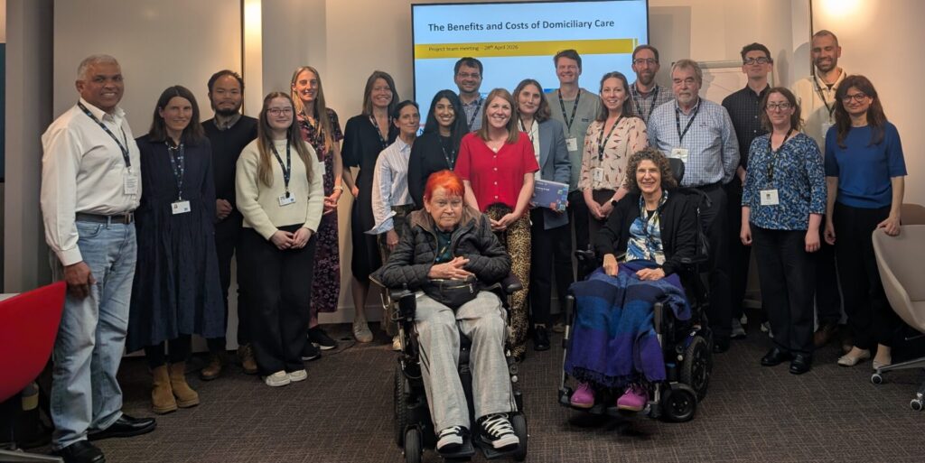 A photo showing the whole team together at the ipsos offices