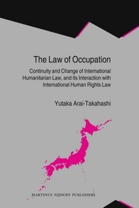 The Law of Occupation book cover