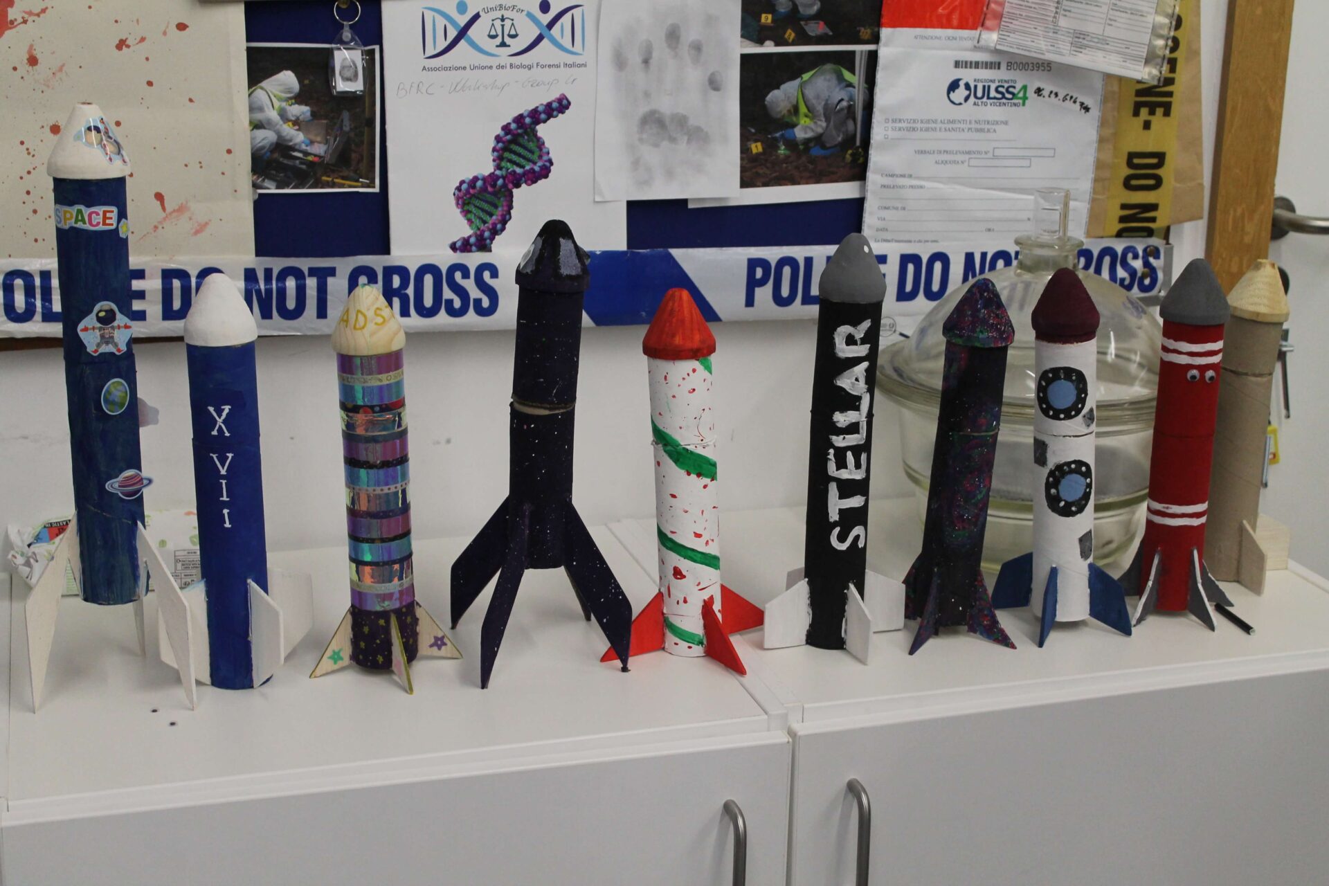 Examples of previous rockets designed at Kent Space Week 2024 ALT