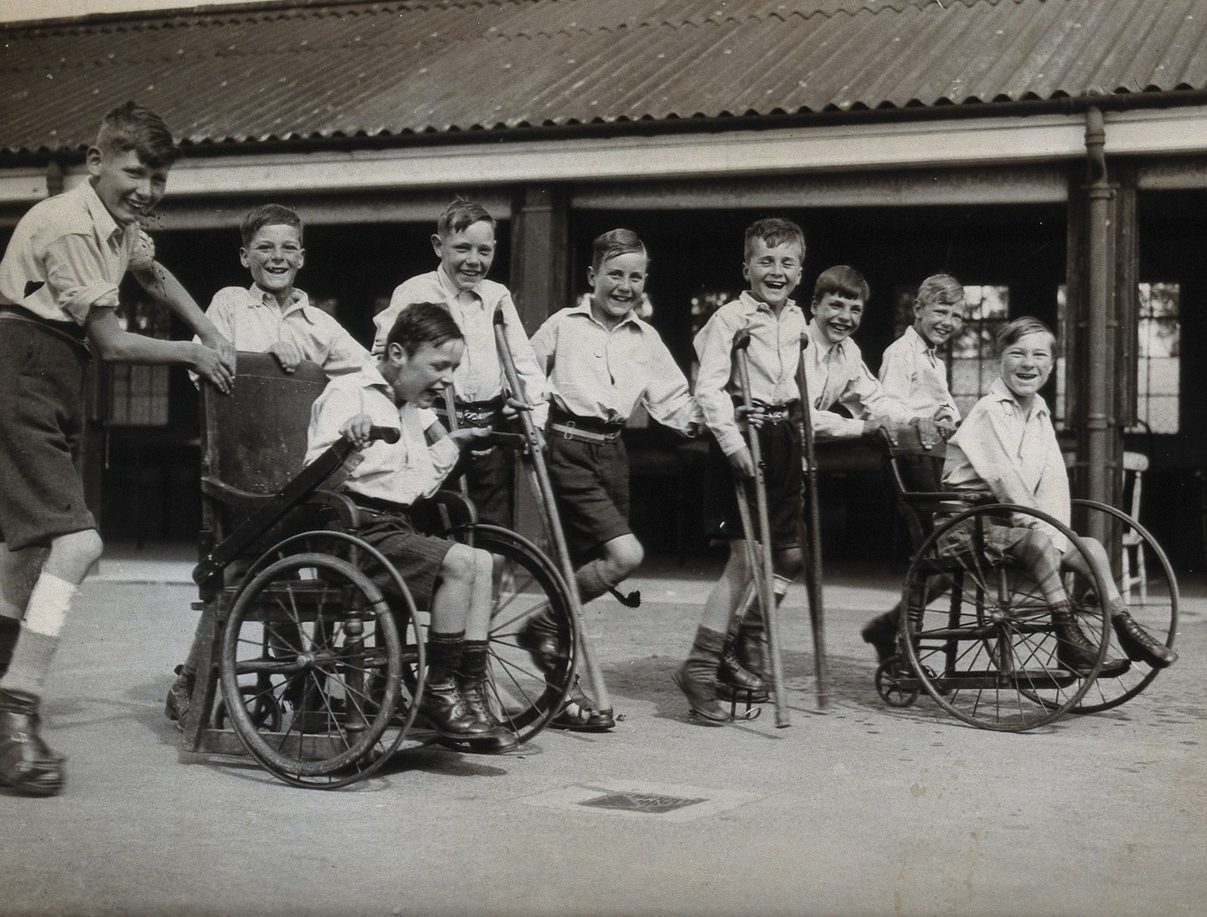 Disabled children in Surrey 1935