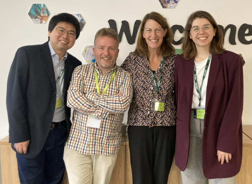 Moonshot Philanthropy research team (L-R): Weinan Wang, Karl Wilding, Beth Breeze & Steph Haydon