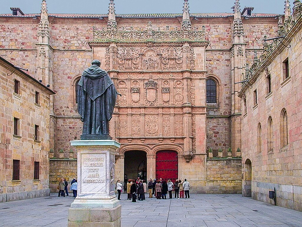 Photograph of historic buildings of University of Salamanca