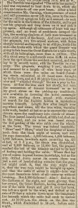 Extract from ‘The Diary of the Atlantic Cable’, Times, 19 August 1865, p. 9.